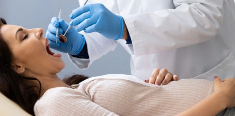 علاج عصب الأسنان للحامل